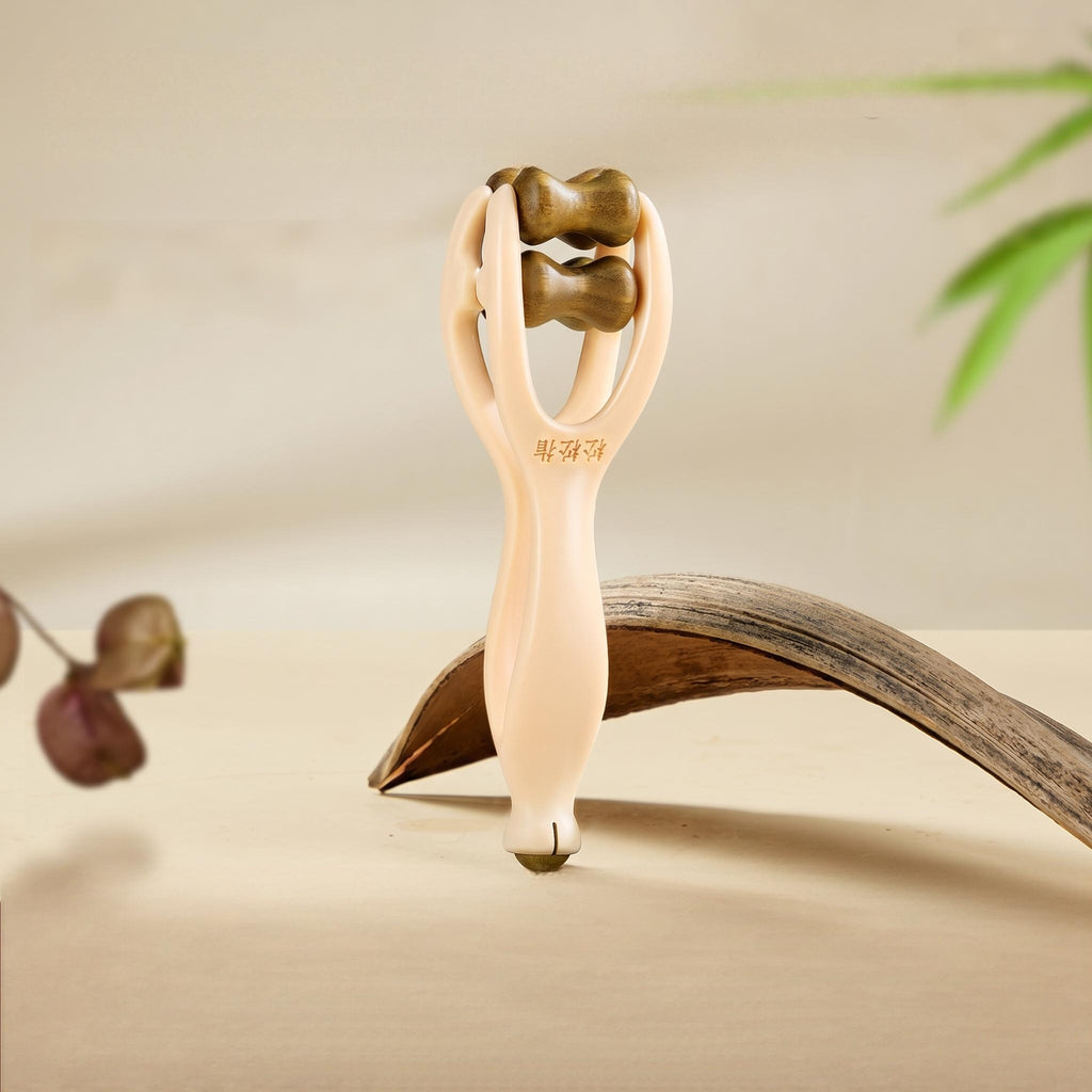 YCMassage® Multifunctional Finger Massager — Solid Wood Roller for Joints, Acupressure, and Meridian Stimulation (Designed for Adults)